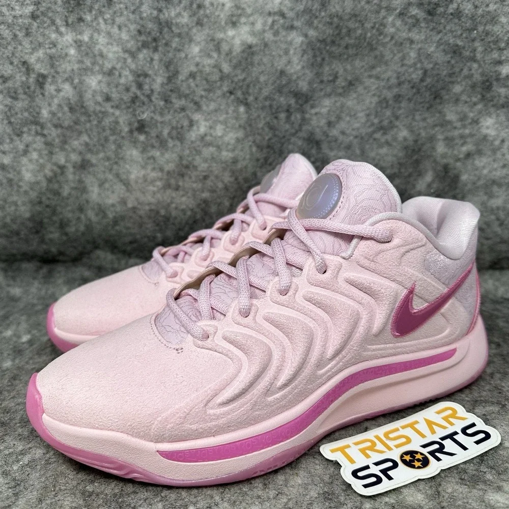 Nike KD 17 Aunt Pearl Basketball Shoes Mens Size 13 Pink Foam FZ1518-600